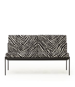 Artek - Kiki 2-seater Sofa - zebra upholstery