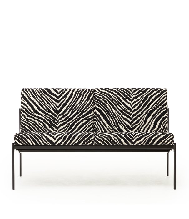 Artek  Artek - Kiki 2-seater Sofa - zebra upholstery