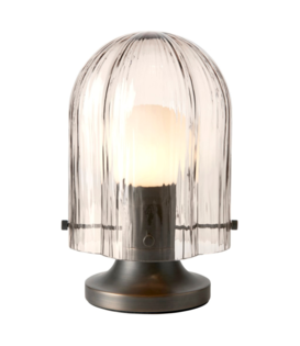 Seine Table Lamp, antique brass - glass