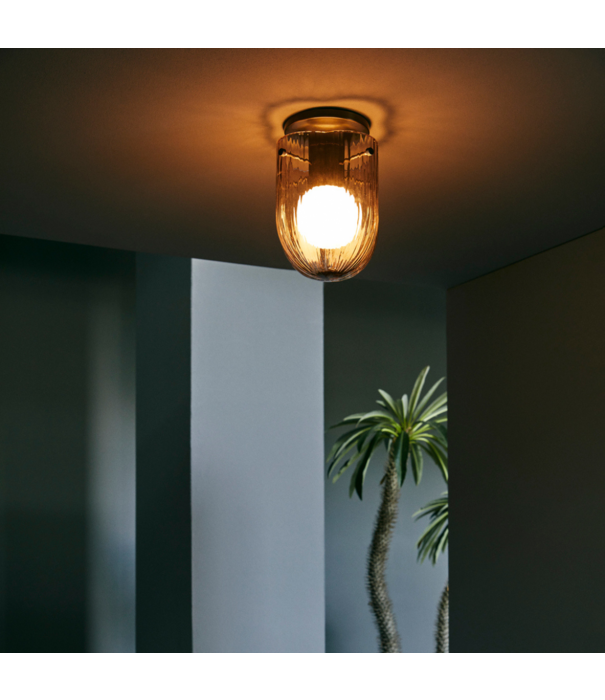 Gubi  Gubi - Seine ceiling lamp - glass / brass