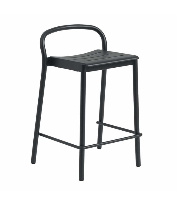 Muuto  Muuto Outdoor - Linear Steel counter stool H65 cm