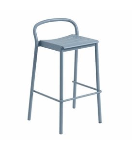 Linear Steel Bar Stool H75