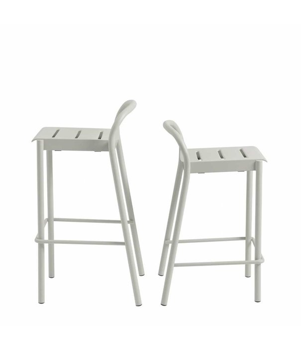 Muuto  Muuto Outdoor - Linear Steel counter stool H65 cm