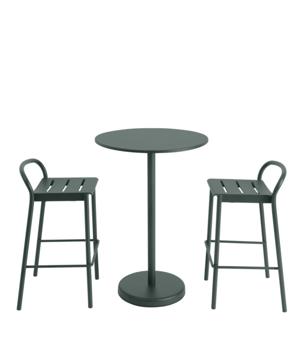 Muuto  Muuto Outdoor - Linear Steel bar stool h75