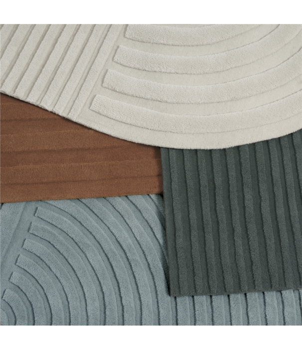 Muuto  Muuto - Relevo rug sage green wool