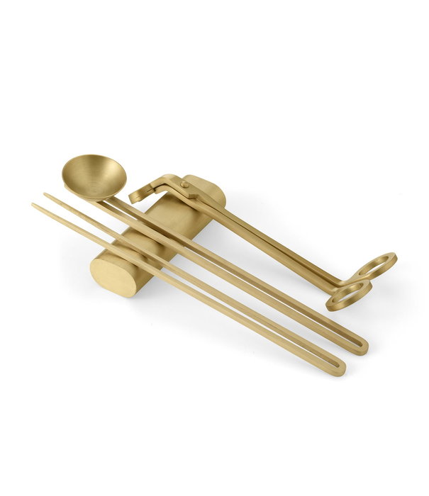 Audo Audo - Clip candle extinguisher set brass