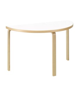 Artek  Aalto Table 95 Half Round 120cm