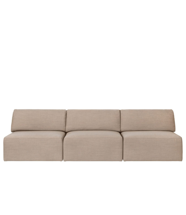 Gubi  Gubi - Wonder 3 seater sofa without armrests