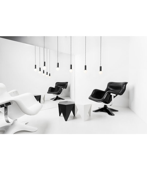 Artek  Artek - Karuselli lounge chair zwart / wit