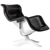 Artek - Karuselli lounge chair zwart / wit