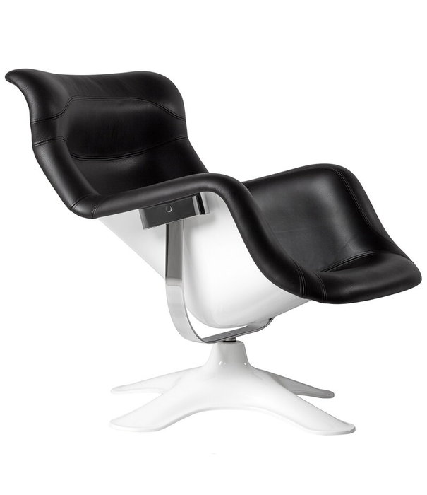 Artek  Artek - Karuselli lounge chair black /white