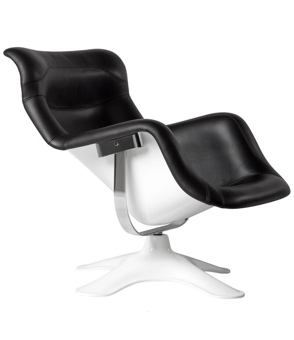 Artek  Artek - Karuselli lounge chair zwart / wit