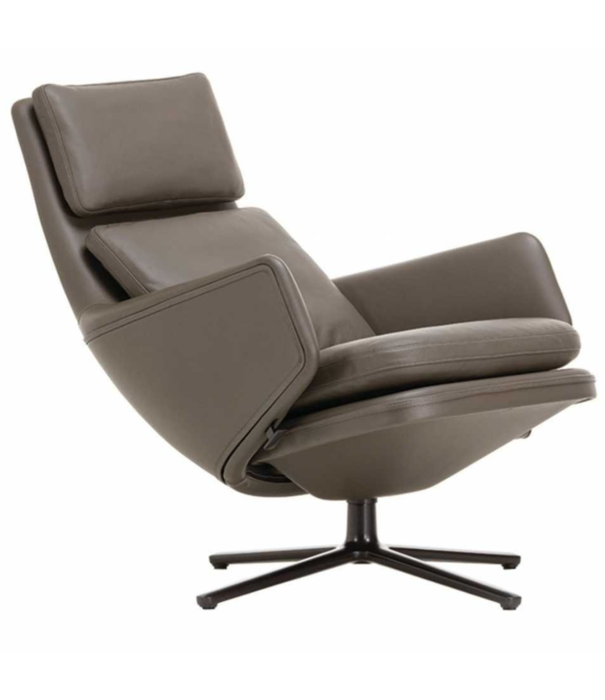 Vitra  Vitra - Grand relax lounge chair leather cognac