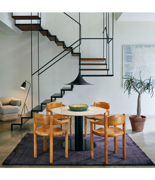 Gubi  Basket Lounge Stoel rotan , Mumble 40 groen