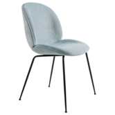 Gubi Beetle Dining Chair Mumble 10 light blue, conic base black