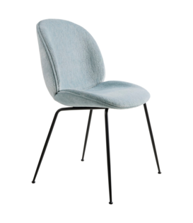 Gubi - Beetle chair upholstered Mumble 10 - conic black base