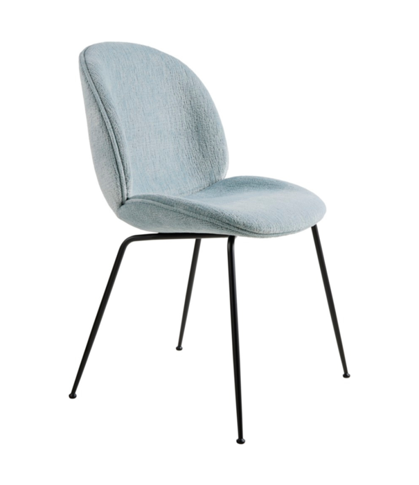 Gubi  Gubi - Beetle chair upholstered Mumble 10 - conic black base