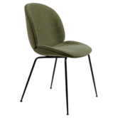 Beetle chair upholstered Belsuede 038 - conic black base