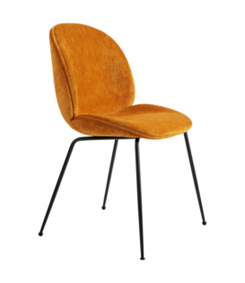 Beetle chair upholstered Mumble 49  - conic black base