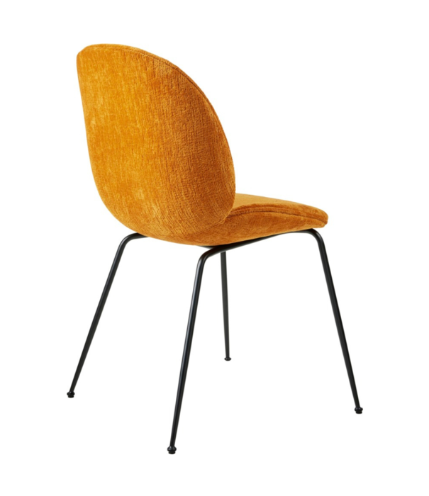 Gubi  Gubi - Beetle Dining Chair fabric Mumble 49, conic base black