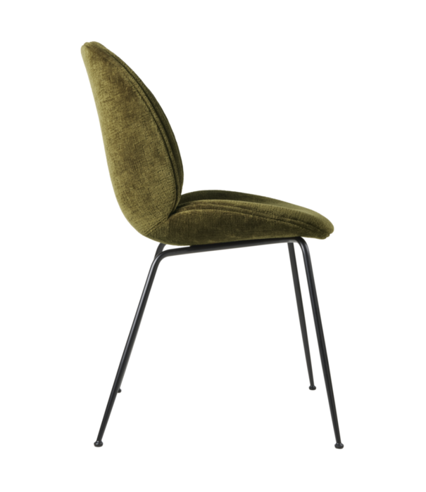 Gubi  Gubi - Beetle chair upholstered Mumble 40 - conic black base