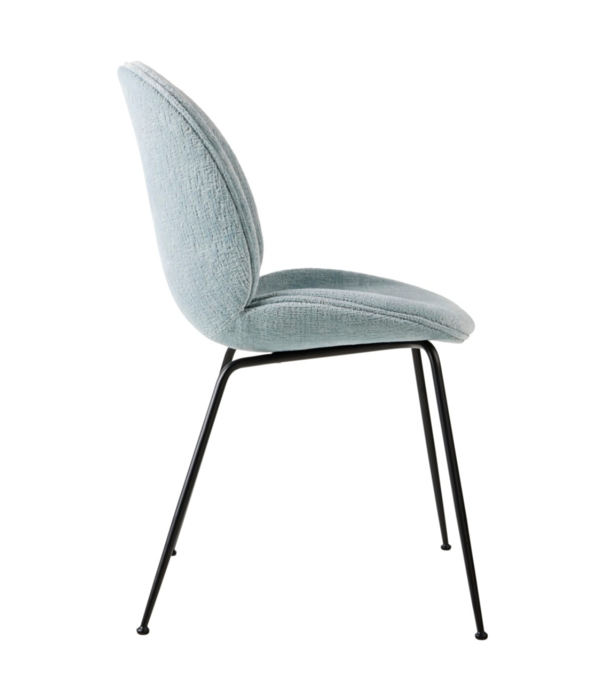 Gubi  Gubi - Beetle chair upholstered Mumble 10 - conic black base