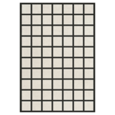 Layered - Avenue Checked Bone White rug