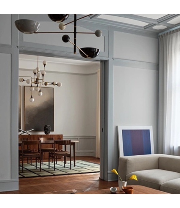 Layered  Layered Avenue Checked Olive Rug