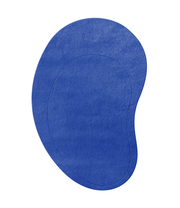 Layered  Layered Residue Vloerkleed Cobalt