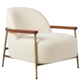 Sejour Lounge Chair with armrest, Karakorum 001