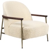 Gubi - Sejour lounge armchair - Artimidor 001 cream