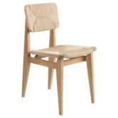 Gubi - C-chair stoel zwart eiken - papiertouw