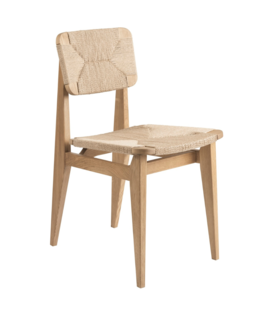 Gubi - C-chair dining chair - paper cord