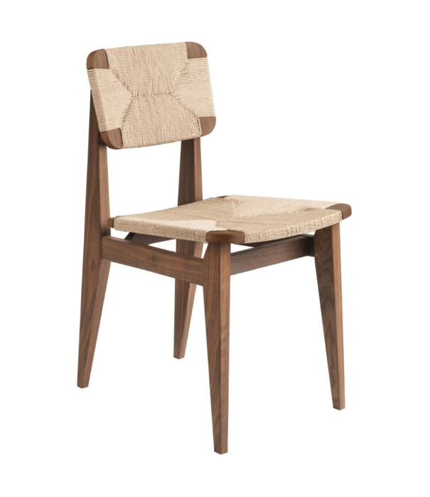 Gubi  Gubi - C-chair black oak - paper cord