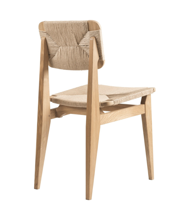 Gubi  Gubi - C-chair black oak - paper cord