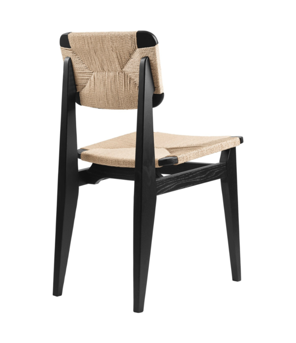 Gubi  Gubi - C-chair black oak - paper cord