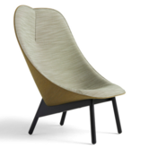 Hay Uchiwa - Uchiwa lounge chair front Raas 952/back Remix 962 - base oak
