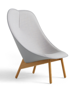 Uchiwa lounge stoel voorkant Canvas 716/ Steelcut 140 - basis eiken