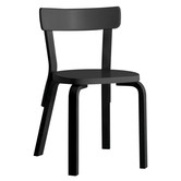 Artek - Aalto Chair 69 all black