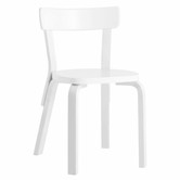Artek - Chair 69 birch, white lacquered