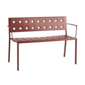 Hay - Balcony dining bench with arm L121