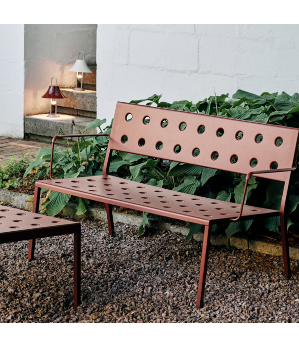 Hay  Hay - Balcony lounge bench with arm L121,5