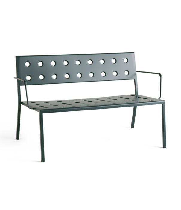 Hay  Hay - Balcony lounge bench with arm L121,5