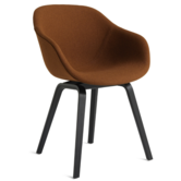 Hay AAC 223 Dining Chair Hallingdal 350, black oak legs
