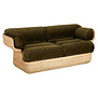 Gubi - Basket 2-seater Sofa, rattan - Lorky 40