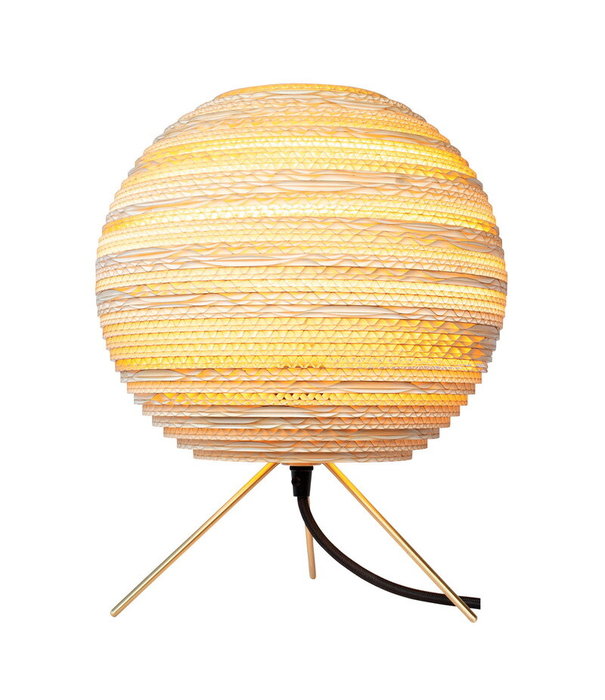 Graypants  Scraplights Moon10 Table Lamp white