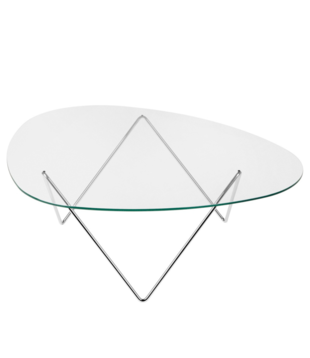 Gubi - Pedrera coffee table chrome