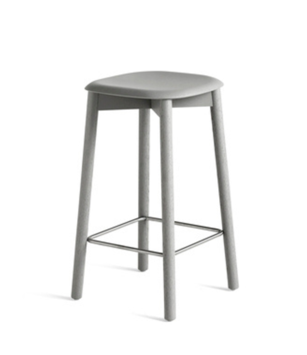 Hay  Hay - Soft Edge 82 bar stool, lacquered oak