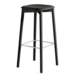 bar stool, soft black, H75 cm