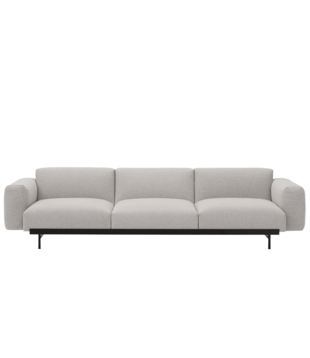 Muuto - In Situ 3-seater Sofa combination 1 fabric Clay 12 beige